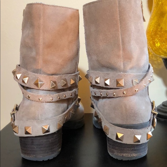 BCBGeneration Suede Studded Ankle Boots - Picture 5 of 8